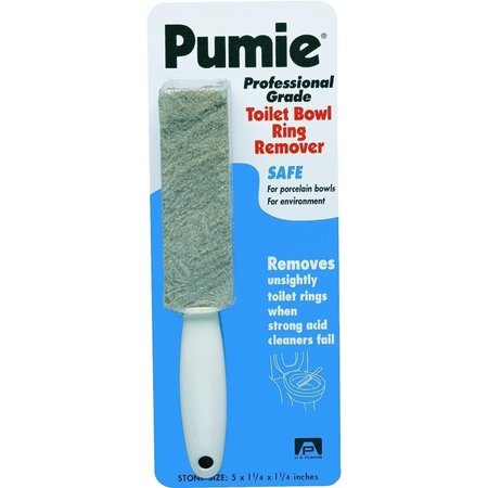 PUMIE Toilet Bowl Ring Remover, Solid, Gray Porous TBR-6D